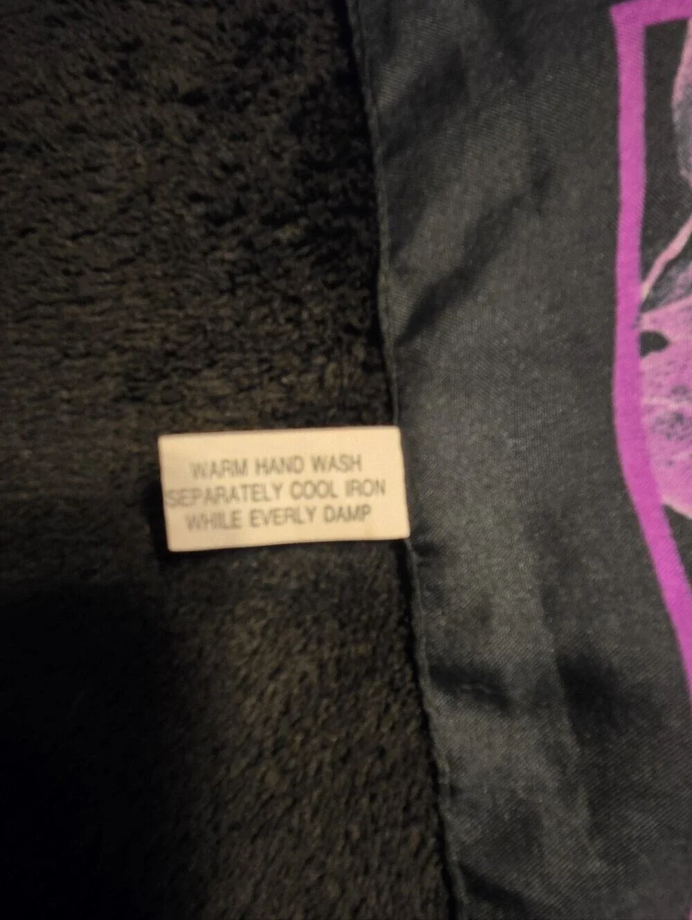 Vtg 90s multi-shade violet leaf Pattern Silky Polyester Scarf 30.5